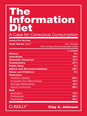 cover image of The Information Diet